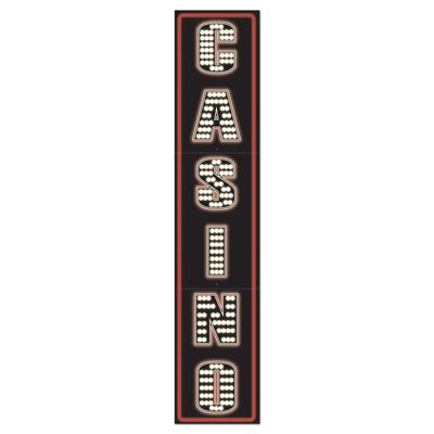 Casino Sign Pull - Down Cutout - JJ's Party House McAllen, TX