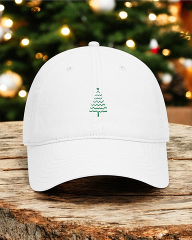 Christmas Tree Custom Embroidered Baseball Cap - JJ's Party House: Birthday, Balloons & Custom Party Favors