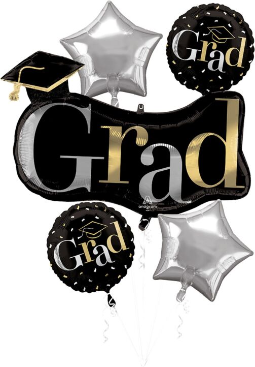 Class Dismissed Grad Balloon Bouquet - JJ's Party House McAllen, TX