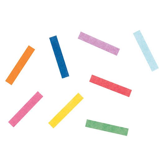 Colorful Rectangle Tissue Confetti 2oz - JJ's Party House McAllen, TX
