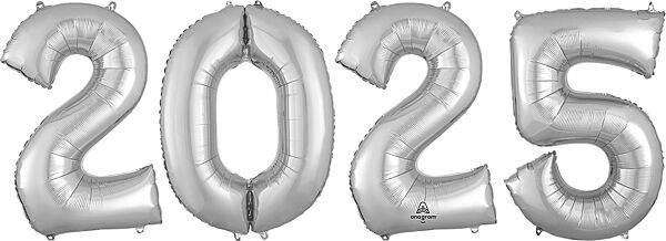 Copy of Black 2025 Number Bunch 34" (Tall) - JJ's Party House McAllen, TX