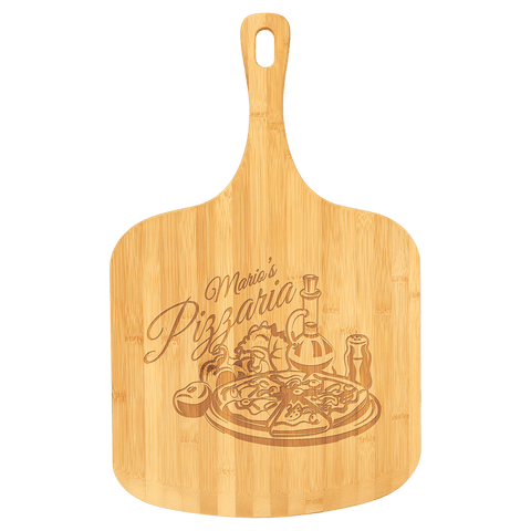 Custom Bamboo Pizza Board 23 1/2