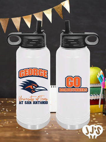 Custom College and High School Team, Tailgate Gift, Graduation Gift, Custom Personalized Full Color Water Bottle - JJ's Party House: Birthday, Balloons & Custom Party Favors