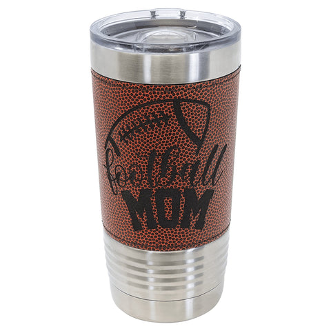 Custom Engraved Football Tumbler - JJ's Party House: Custom Party Favors, Napkins & Cups