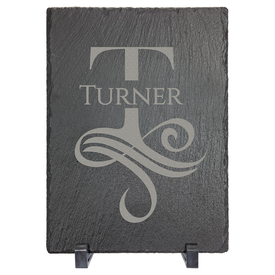 Custom Laser Engraved Rectange Slate Sign 7" x 5" - JJ's Party House: Custom Party Favors, Napkins & Cups