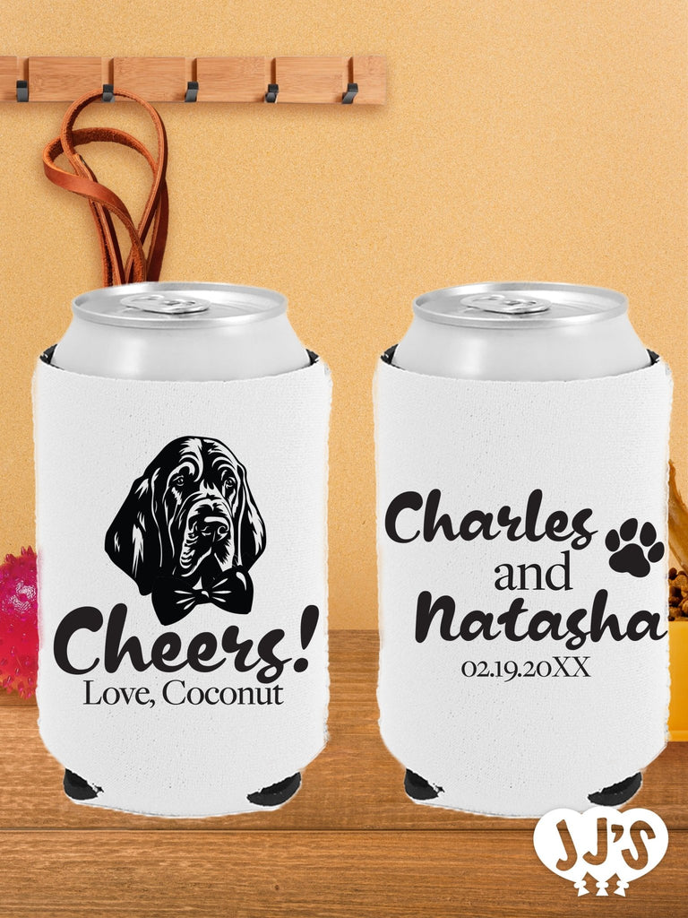 Custom Neoprene Pet Can Coolers: Cheers Pet Dog Can Holder - JJ's Party House: Custom Party Favors, Napkins & Cups