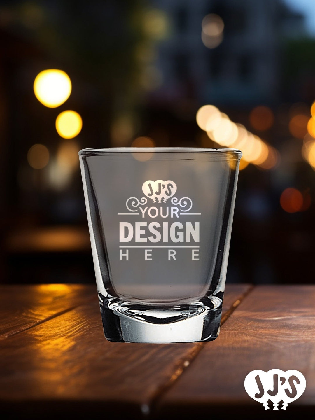 Custom Shot Glass 1.7oz - JJ's Party House McAllen, TX