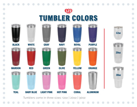 Custom Tailgate Party Engraved Tumbler - JJ's Party House