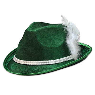 Green Felt Alpine Hat