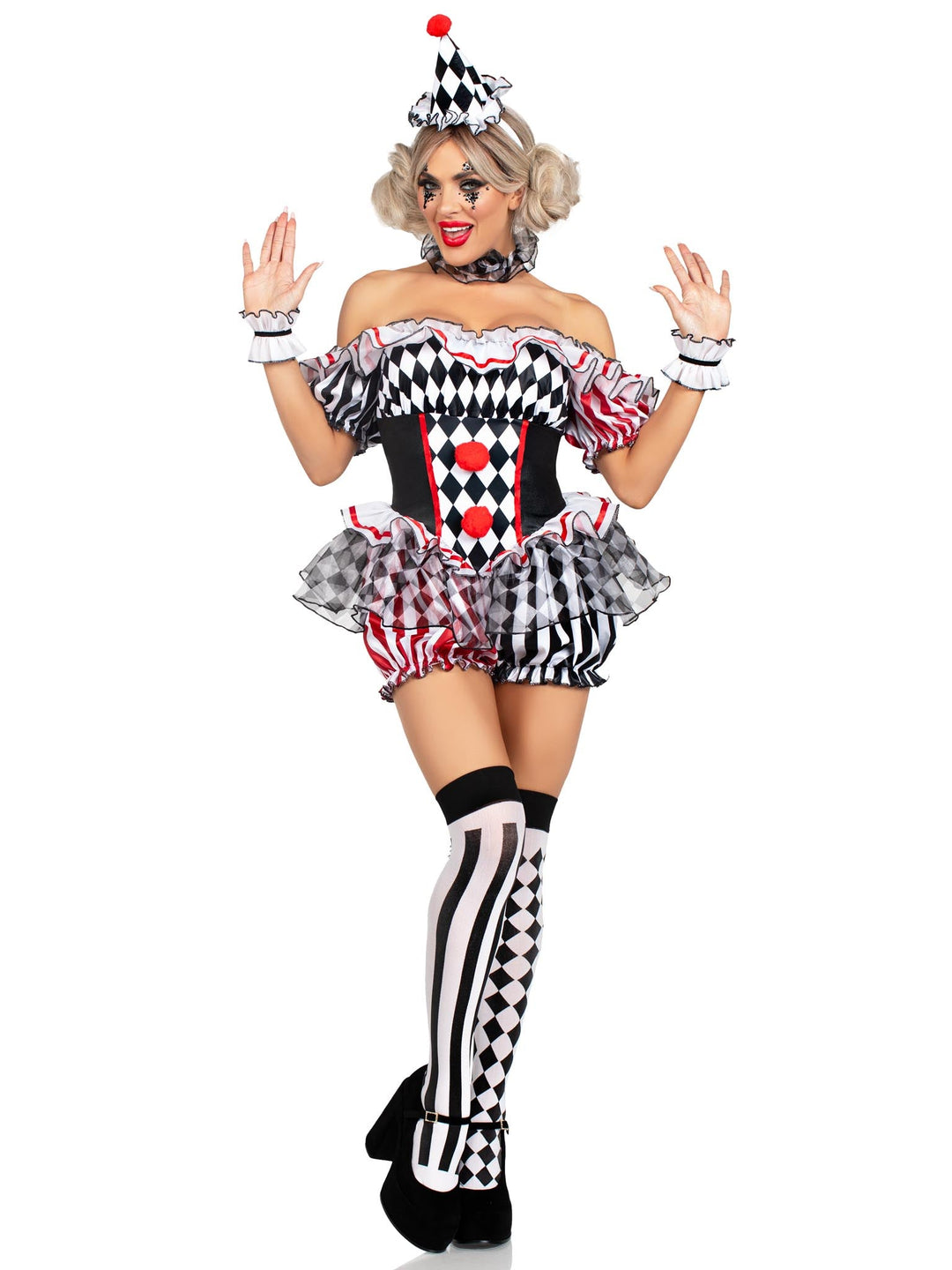 Darling Harlequin Clown Costume - JJ's Party House