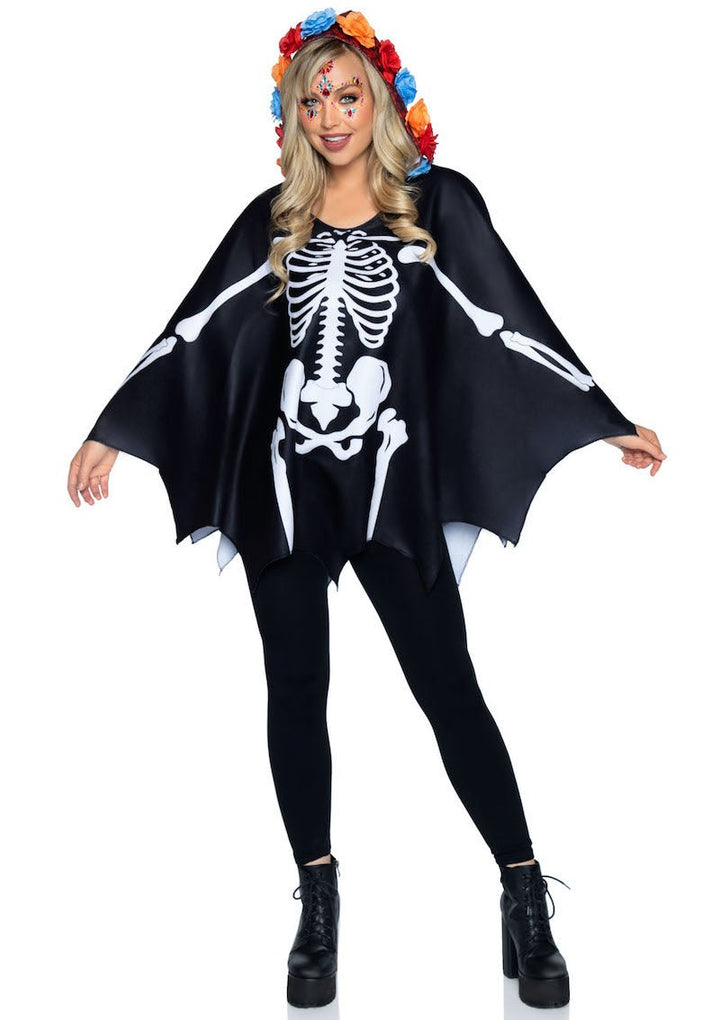 Day of the Dead Poncho, featur - JJ's Party House: Birthday, Balloons & Custom Party Favors