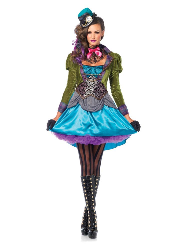 Deluxe Sexy Mad Hatter Costume - JJ's Party House: Birthday, Balloons & Custom Party Favors