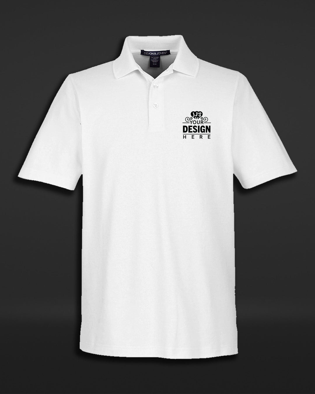 Design Your Own Custom Embroidered Polo Shirt - JJ's Party House: Birthday, Balloons & Custom Party Favors