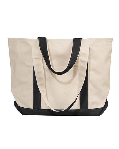 Design Your Own Embroidered Cotton Canvas Tote Bag - JJ's Party House: Birthday, Balloons & Custom Party Favors