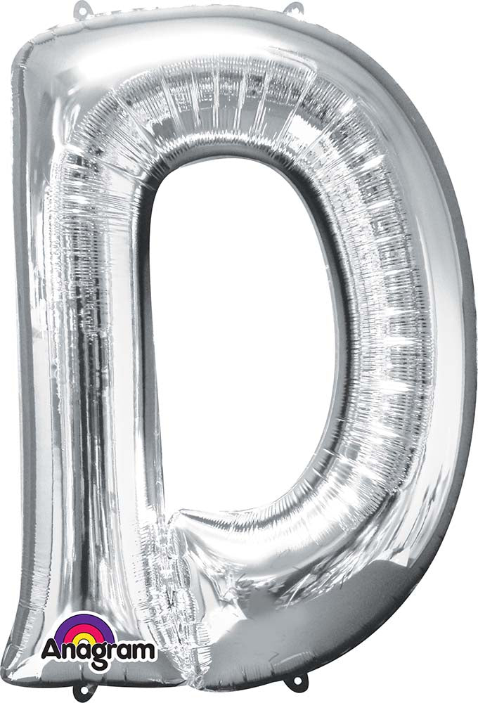 33'' LETTER D SILVER