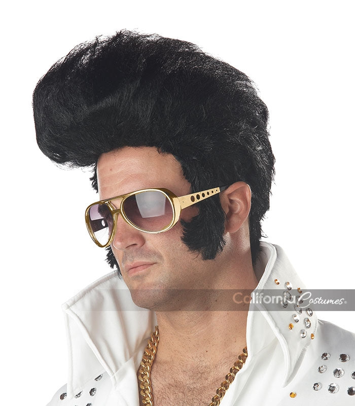 Rock N' Roll Black Wig