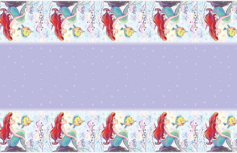 Disney's Ariel Plastic Table Cover 54"x84" - JJ's Party House: Birthday, Balloons & Custom Party Favors