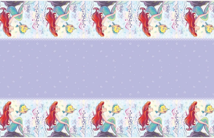 Disney's Ariel Plastic Table Cover 54"x84" - JJ's Party House: Birthday, Balloons & Custom Party Favors