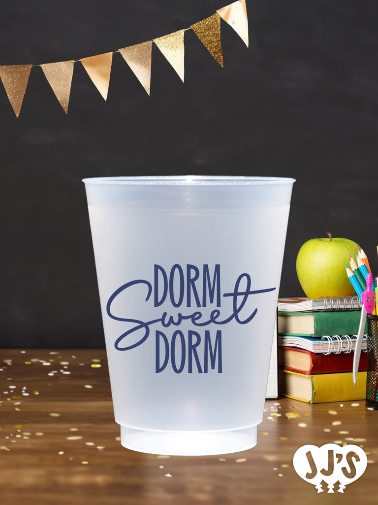 Dorm Sweet Dorm Custom Frosted Cups - JJ's Party House