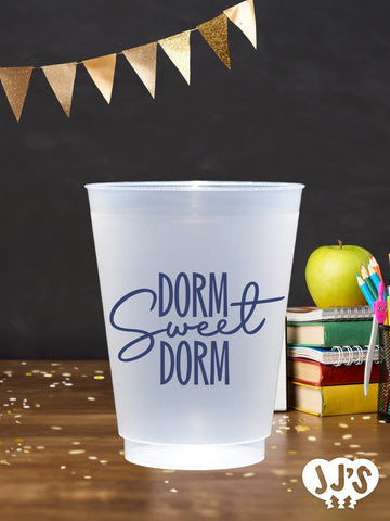 Dorm Sweet Dorm Custom Frosted Cups - JJ's Party House