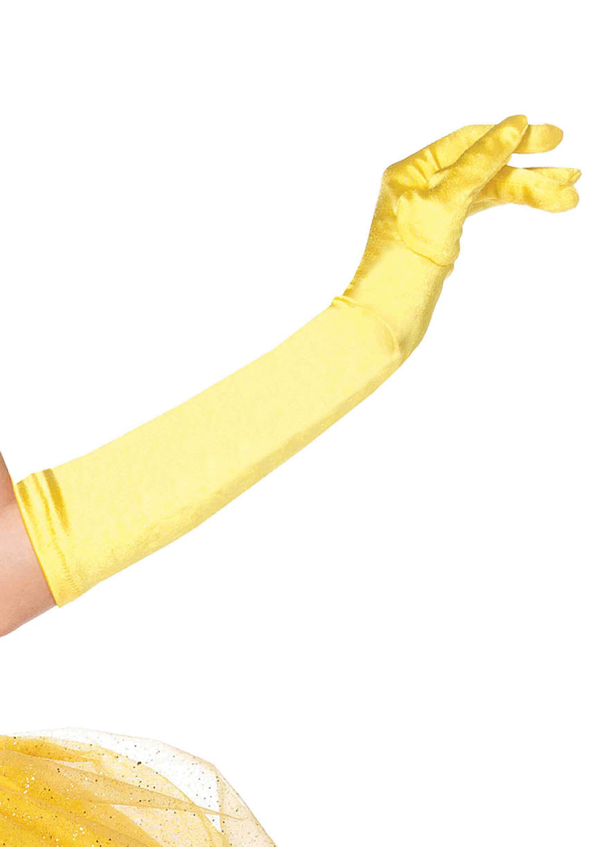 Extra Long Satin Gloves