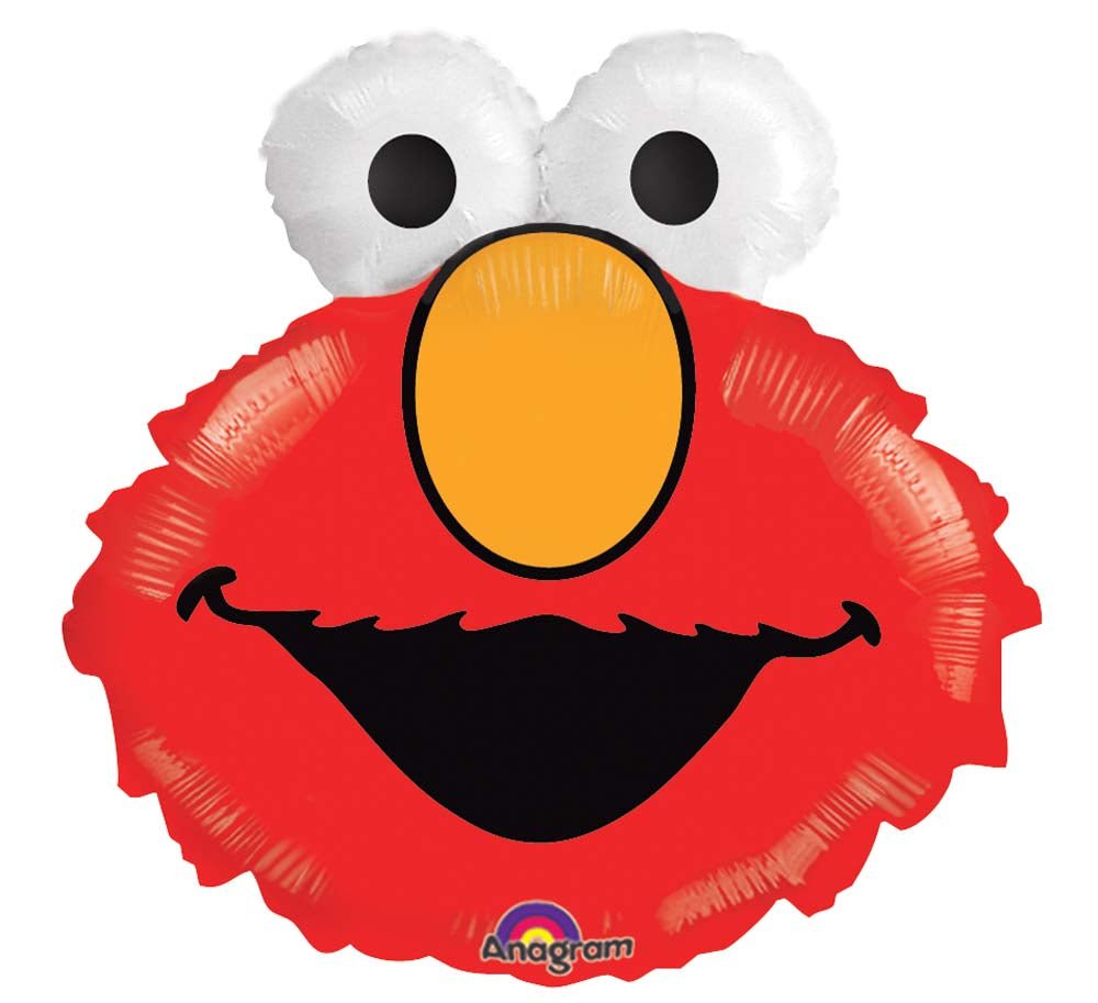 Elmo Head Giant Balloon - Seas - JJ's Party House