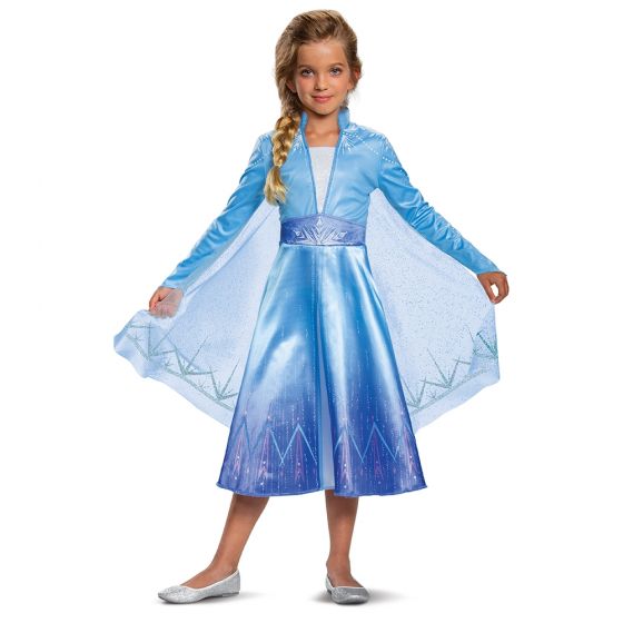 Elsa Deluxe Costume DIS-22892 X-SMALL (3T-4T) - JJ's Party House: Custom Party Favors, Napkins & Cups