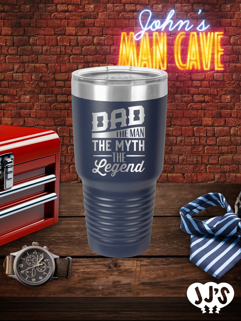 Fathers Day Tumblers: The Man The Myth The Legend - JJ's Party House: Custom Party Favors, Napkins & Cups