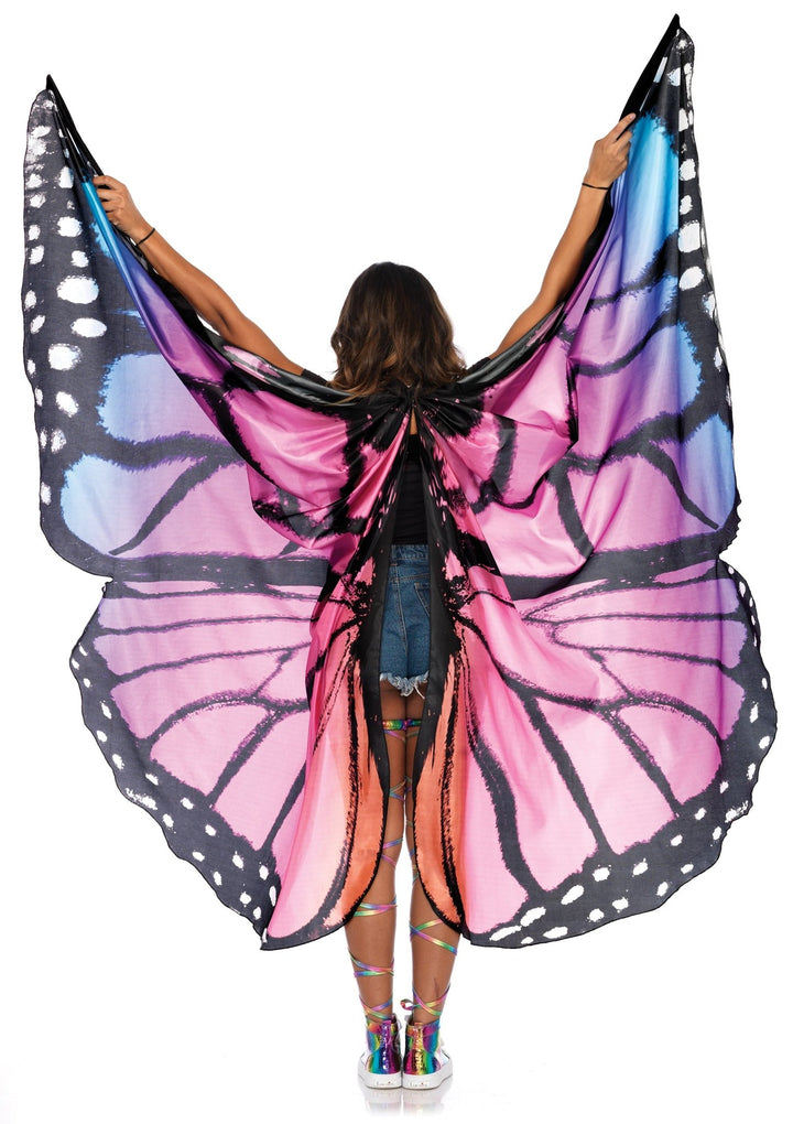 Festival Butterfly Wings LEG - A2782 BLUE/BLACK - JJ's Party House: Birthday, Balloons & Custom Party Favors