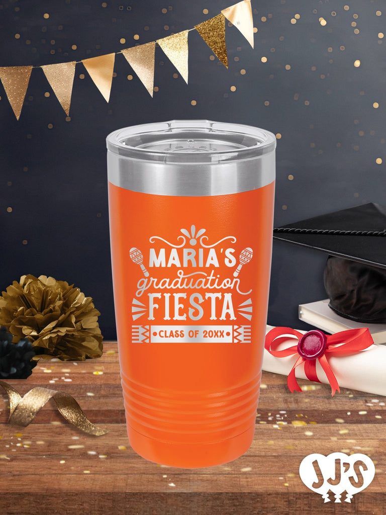 Fiesta Graduation Personalized Tumbler - JJ's Party House: Birthday,Balloons,Favors,Gifts