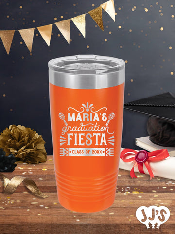 Fiesta Graduation Personalized Tumbler - JJ's Party House: Birthday,Balloons,Favors,Gifts