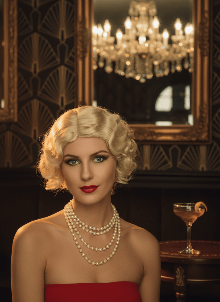 Flapper Wig Blonde - JJ's Party House