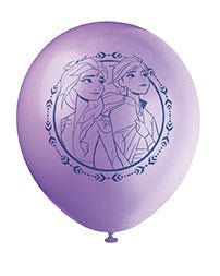 Frozen 12" Latex Balloons, 8ct - JJ's Party House: Birthday,Balloons,Favors,Gifts