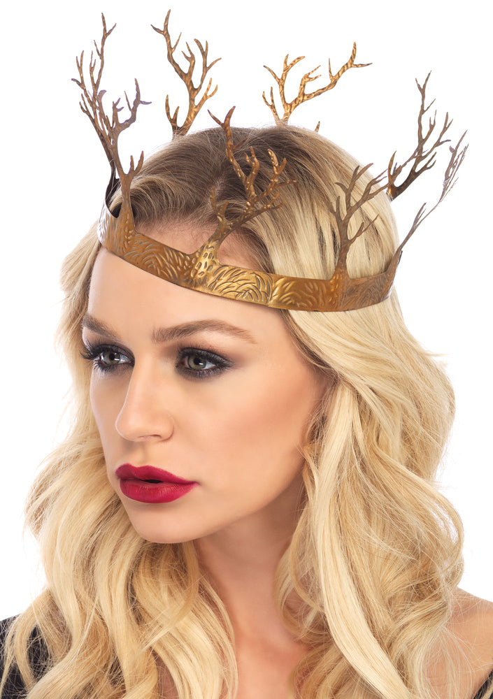 Metal Fantasy Forest Crown