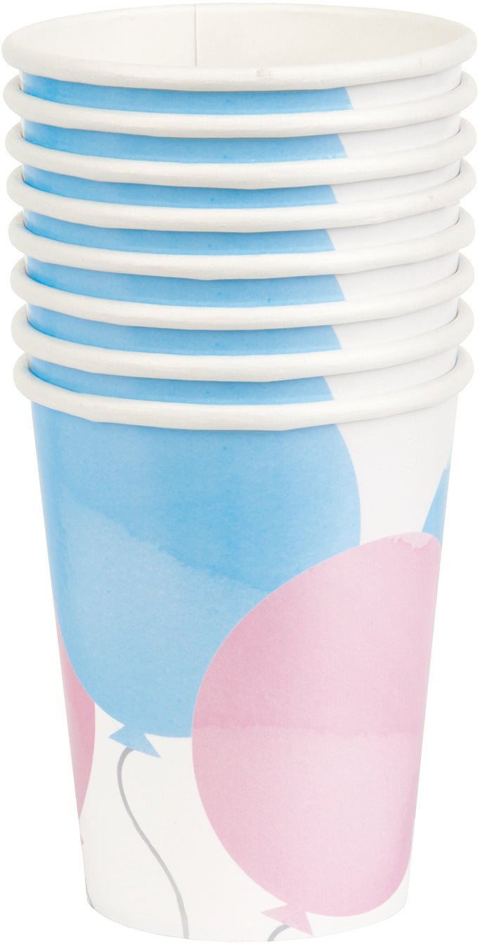 Gender Reveal Party Hot & Cold Cups 8ct - JJ's Party House: Custom Party Favors, Napkins & Cups