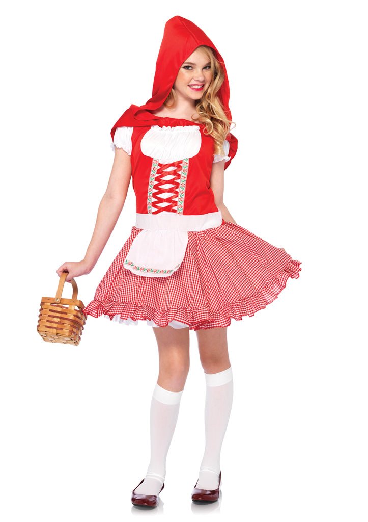 Girls Lil Miss Red Riding Hood Costume - JJ's Party House: Birthday, Balloons & Custom Party Favors