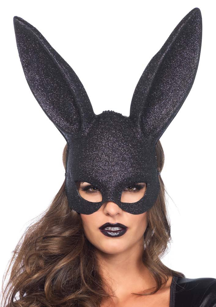 Glitter Masquerade Rabbit Mask - JJ's Party House: Birthday, Balloons & Custom Party Favors