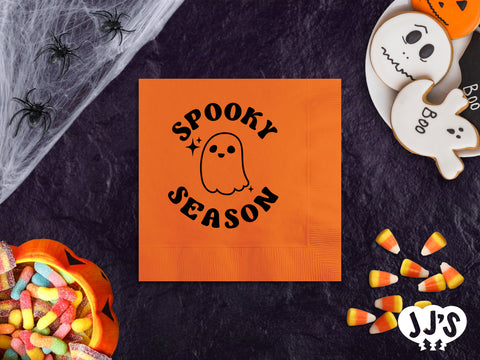 Spooky Season Personalized Halloween Napkins