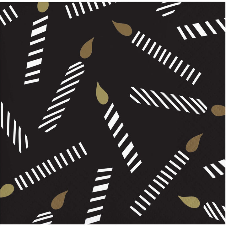 Golden Wishes Beverage Napkins, 16ct - JJ's Party House