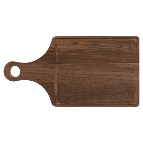 Personalized Walnut Cutting Board Paddle 13 1/2