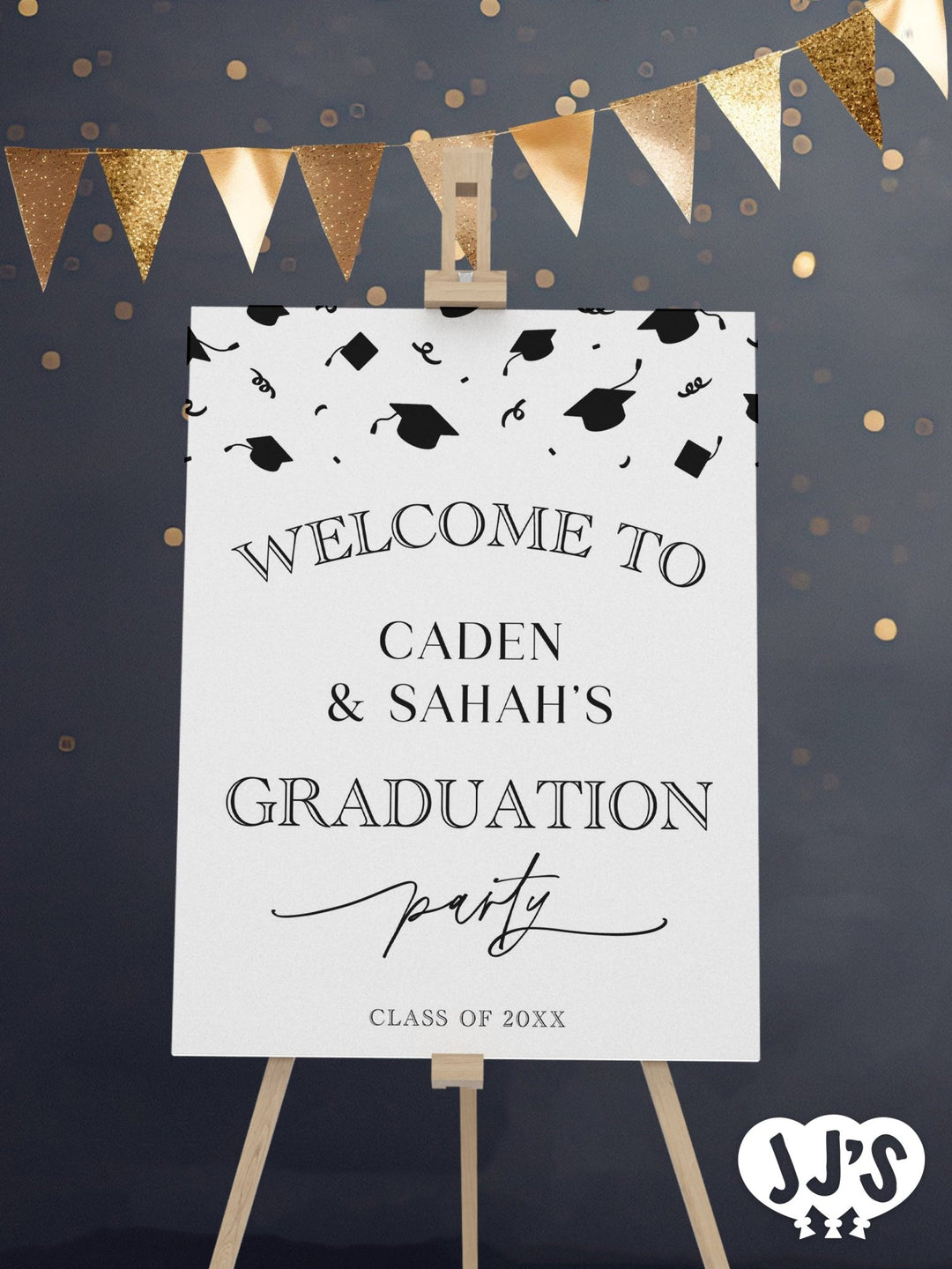 Grad Cap Toss Graduation Welcome Sign - JJ's Party House McAllen, TX