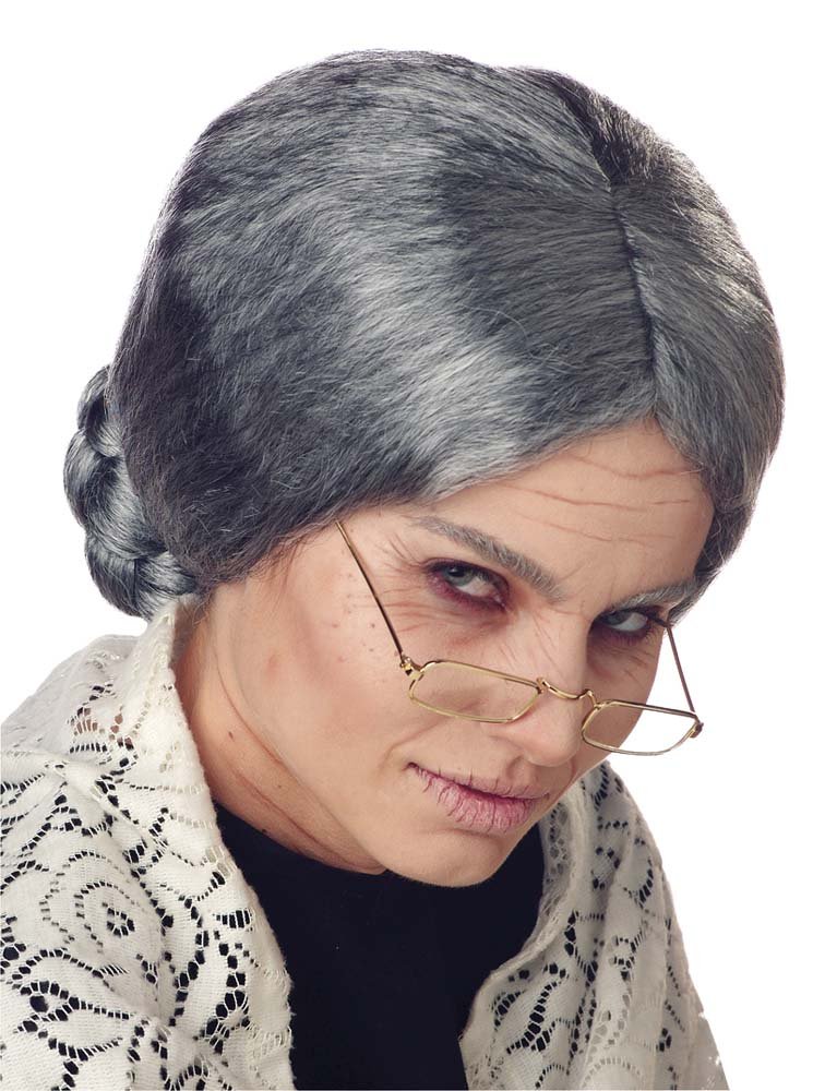 Grandma Wig Grey - JJ's Party House: Birthday, Balloons & Custom Party Favors