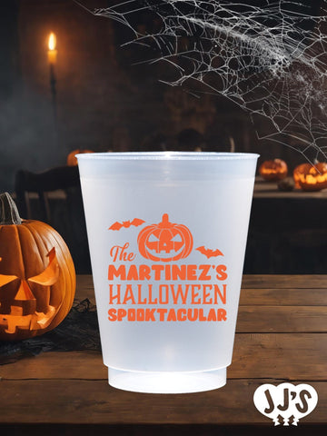 Halloween Spooktacular Custom Frosted Cups - JJ's Party House: Birthday, Balloons & Custom Party Favors