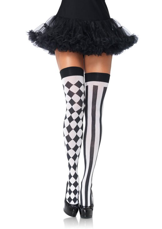 Harlequin Thigh Highs - JJ's Party House: Birthday, Balloons & Custom Party Favors