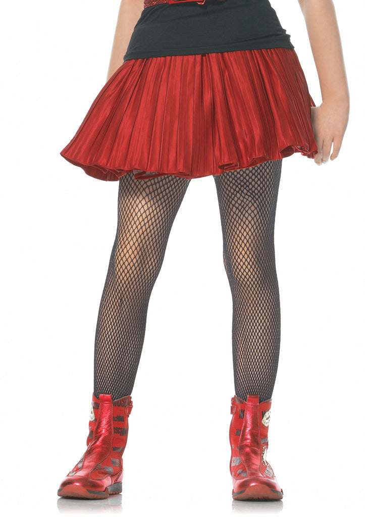 Children's Fishnet Tights LEG-4067 XL NEON ORANGE