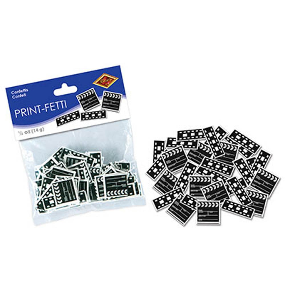 Hollywood Clapboard Confetti - JJ's Party House: Custom Party Favors, Napkins & Cups
