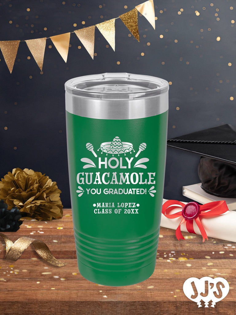 Holy Guacamole Fiesta Graduation Personalized Tumbler - JJ's Party House: Birthday,Balloons,Favors,Gifts