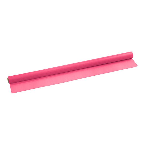 Hot Pink Plastic Table Cover Roll, 40" x 150' - JJ's Party House: Birthday, Balloons & Custom Party Favors