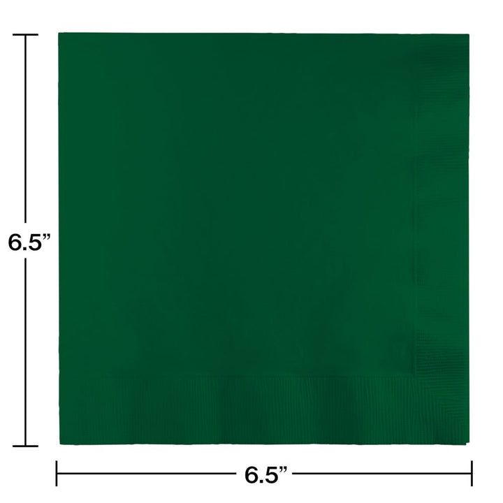 Hunter Green Luncheon Napkins 3Ply 50ct - JJ's Party House McAllen, TX