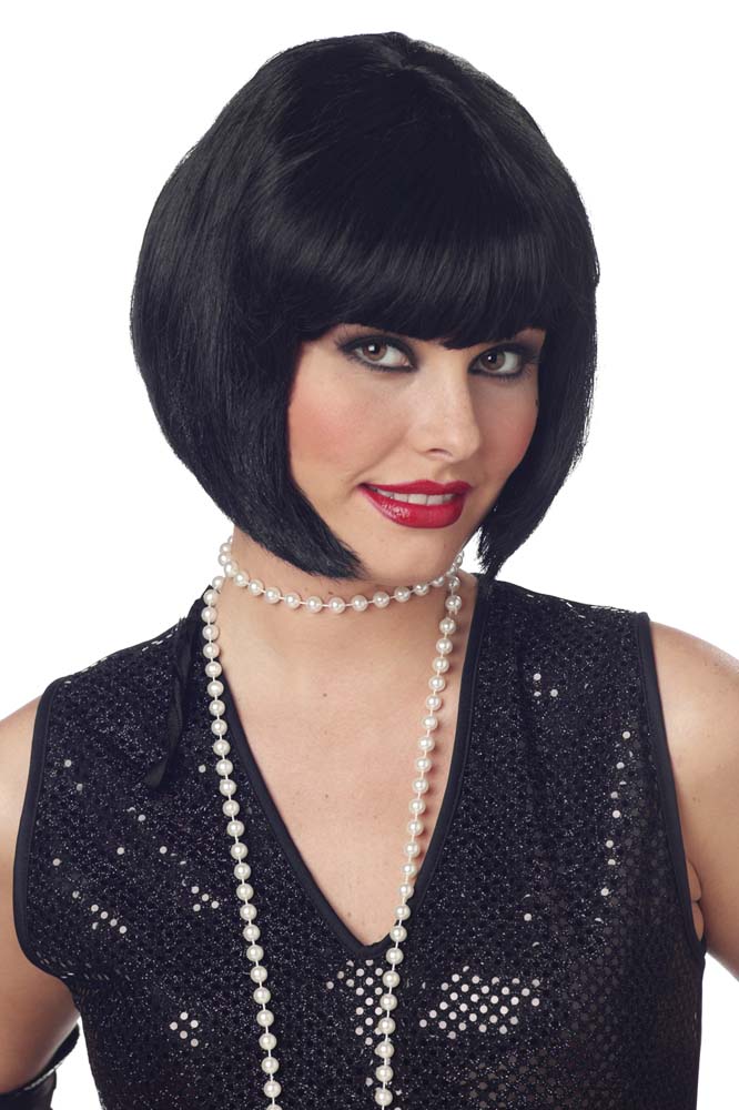 Flapper Wig Black
